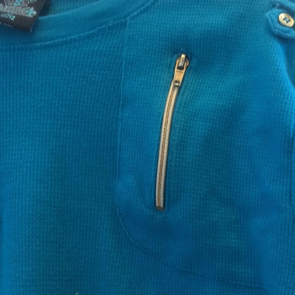 FINAL MARKDOWN UNIQUE ladies top medium 10/12 - Picture 2 of 6